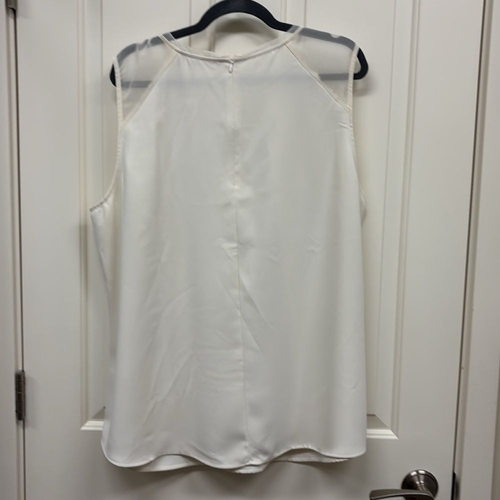 NWT Soft Surroundings Ecru Blouse - Picture 5 of 7
